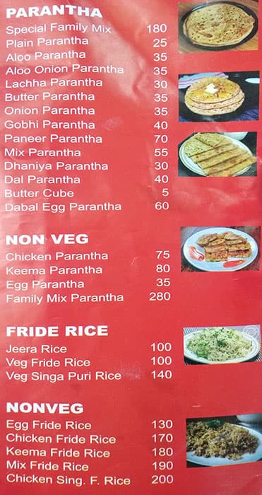 Laxman Fast Food menu