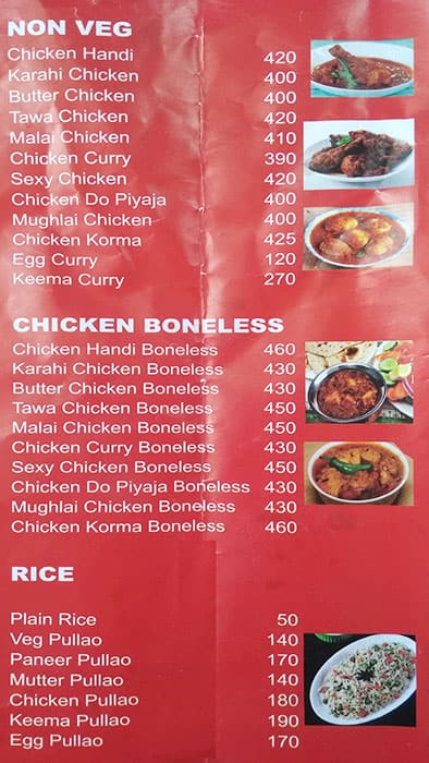 Laxman Fast Food menu