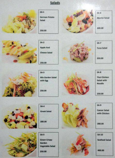 Health Factor menu