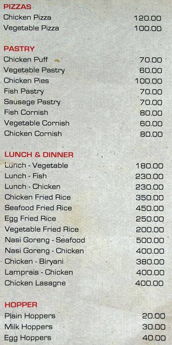 Health Factor menu