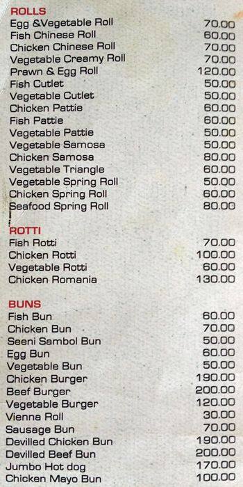 Health Factor menu