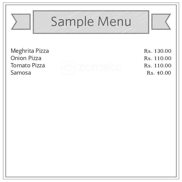 Perfect Bake menu