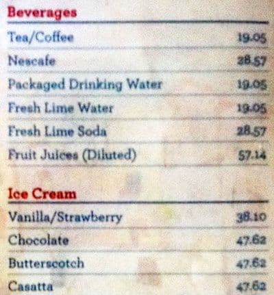 BTH Harbourgate Restaurant menu