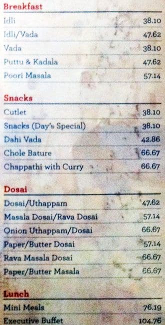 BTH Harbourgate Restaurant menu