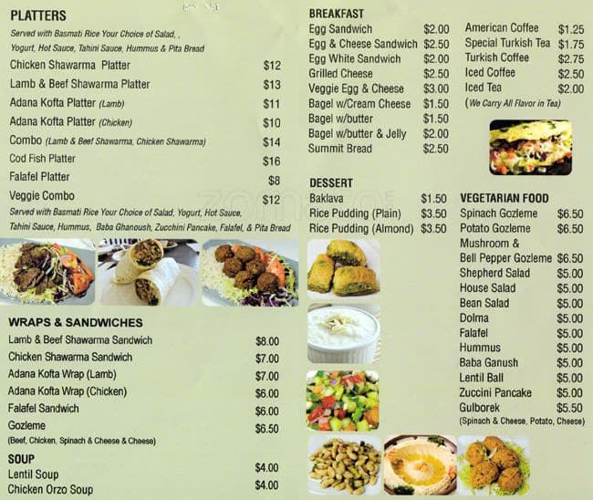 Shawarma House Food Menu Shawarma House Food Menu