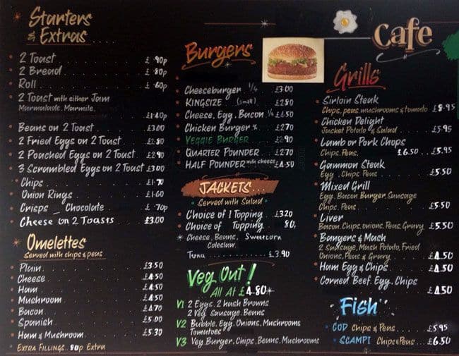 Sunshine Cafe Menu, Menu for Sunshine Cafe, New Malden, London Zomato UK