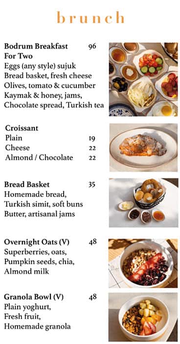 Menu of Apricot, Downtown Dubai, Dubai
