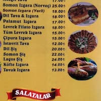 Kaptan In Yeri Menu Kaptan In Yeri Umitkoy Ankara Icin Menu