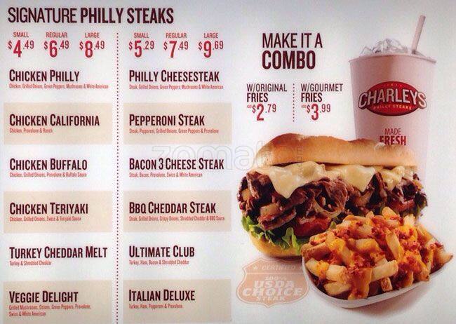Menu Of Charleys Philly Steaks Al Barsha Dubai Atelier yuwa ciao jp