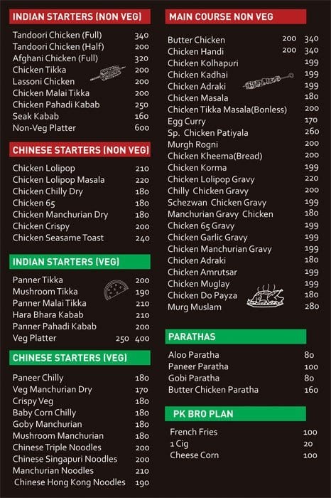 PK Kitchen Menu, Menu for PK Kitchen, Pune - Zomato