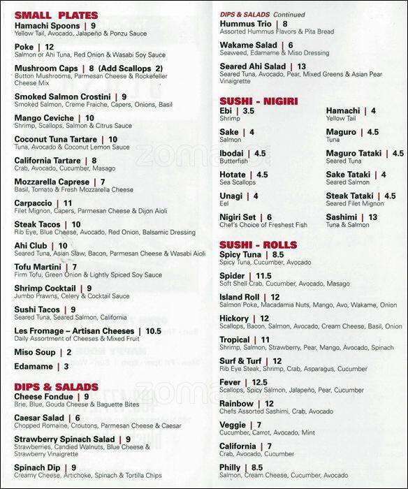 Blush Raw Bar Lounge Menu, Menu for Blush Raw Bar Lounge, Downtown, San Jose Urbanspoon/Zomato