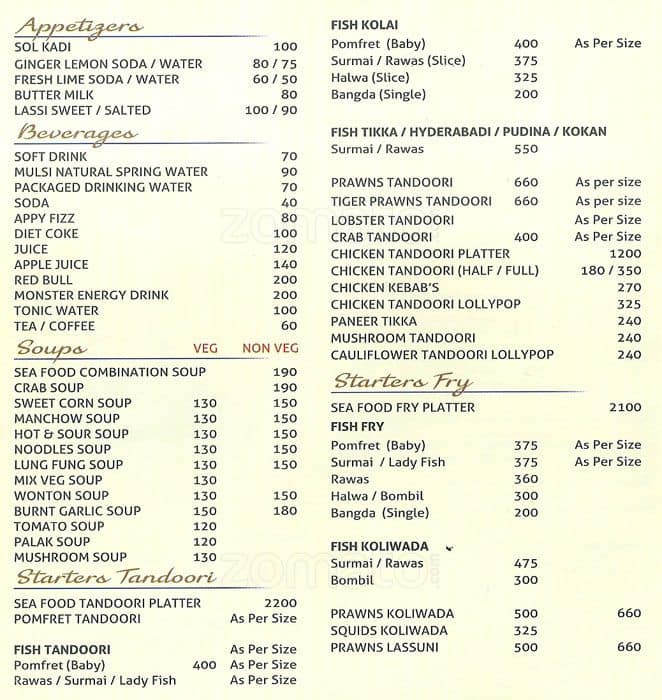 Mahesh Lunch Home Menu, Menu for Mahesh Lunch Home, Camp Area, Pune ...