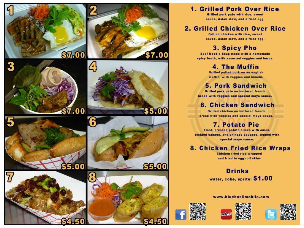 Blue Basil Menü, Blue Basil, Downtown, Austin için Menü Urbanspoon/Zomato