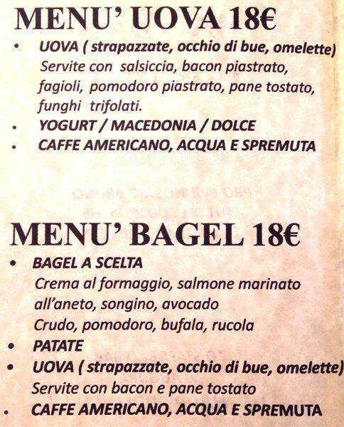 Menu di BAOBAR 