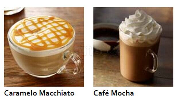 Starbucks Brasil cardápio