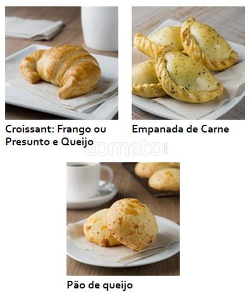 Starbucks Brasil cardápio