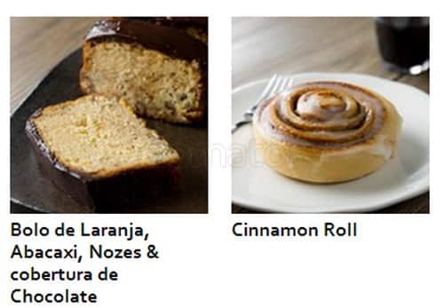 Starbucks Brasil cardápio
