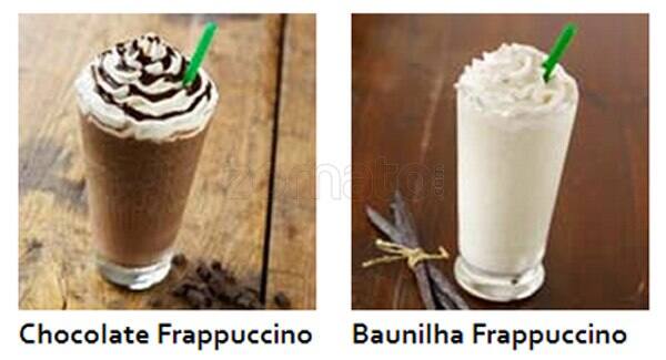 Starbucks Brasil cardápio