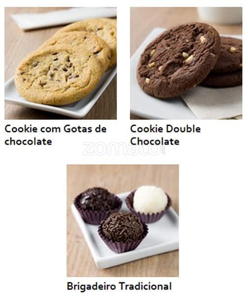 Starbucks Brasil cardápio