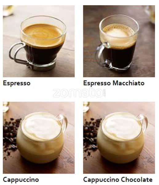 Starbucks Brasil cardápio