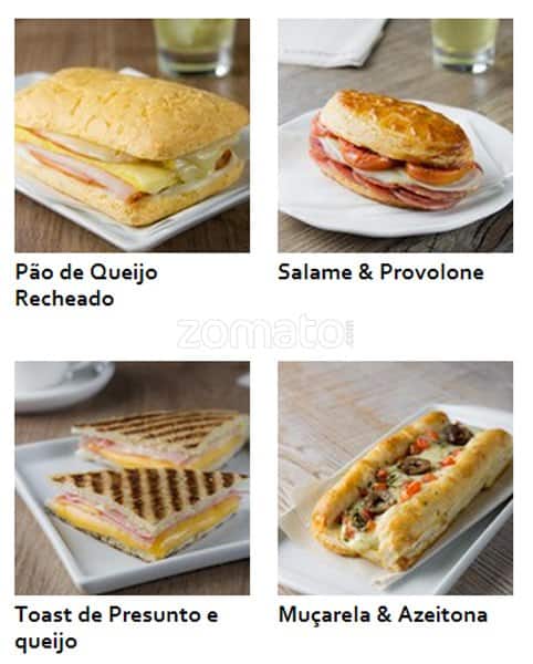 Starbucks Brasil cardápio