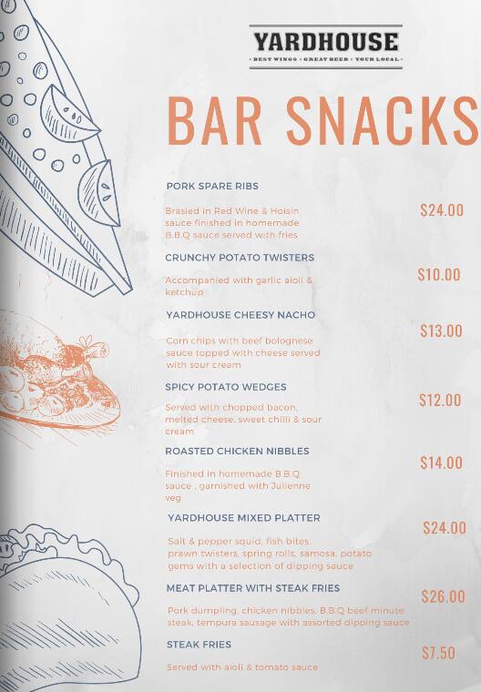 Menu at Happy Takeaways fast food, Hamilton