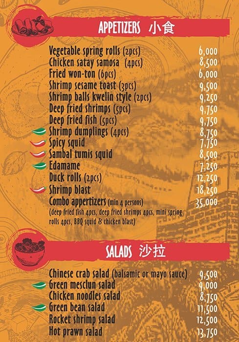 chopsticks menu prices