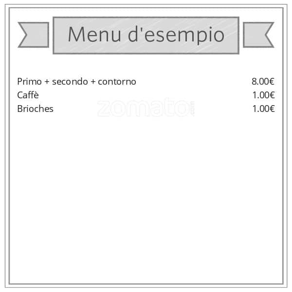 Menu di Bar Volonté 