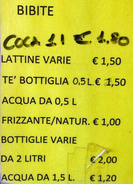 Menu di Le Delizie del Pane 