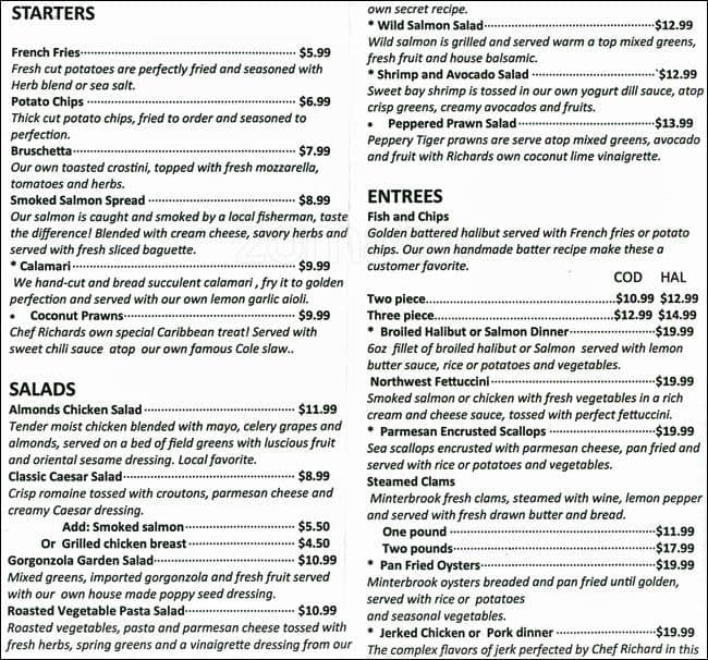 Marketplace Grille Menu, Menu for Marketplace Grille, Gig Harbor, Gig