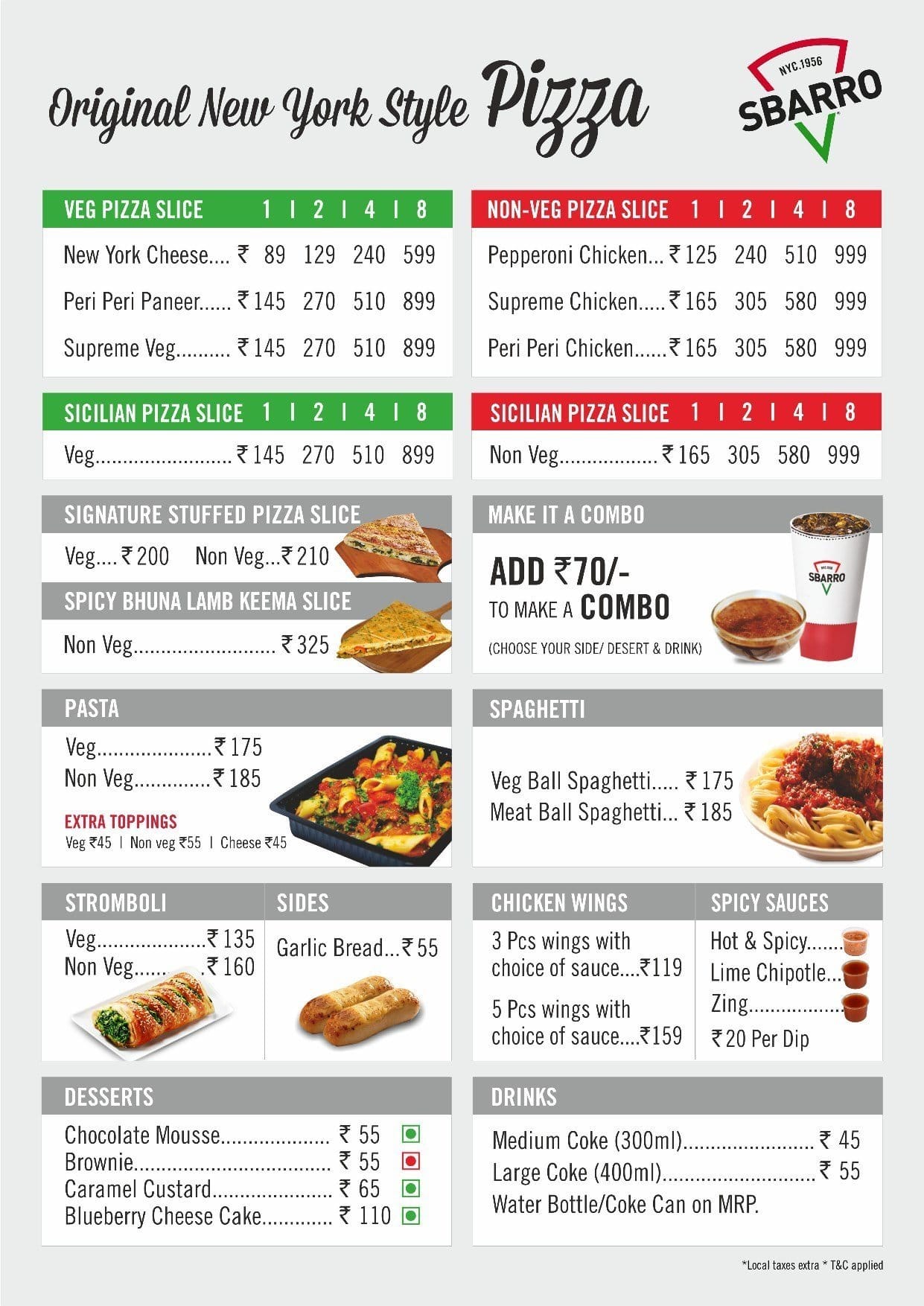 Sbarro india menu Sbarro India. Fast Food Restaurant. Community See All. 24, people like this. 24, people follow this. About See All. Typically replies within a few hours. Contact Sbarro India on Messenger. modestokeetonl4jflm.gq Fast Food Restaurant · Pizza Place. People/5(7).