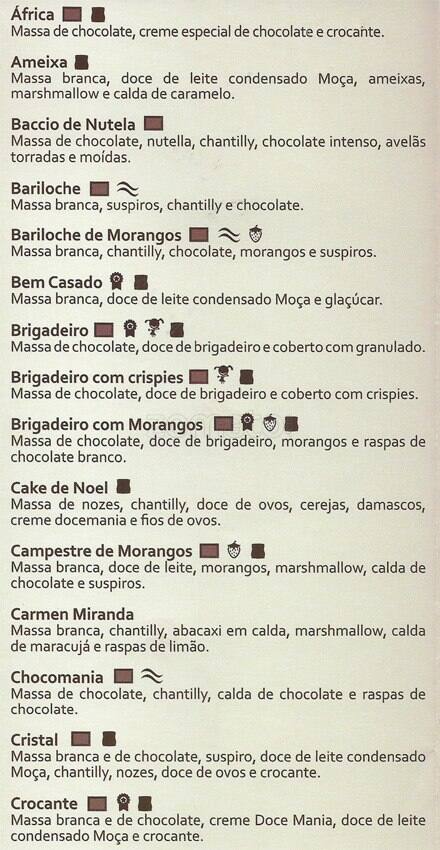 Doce Mania Menu, Menu de Doce Mania, Itaim Bibi, São Paulo - Zomato Brasil