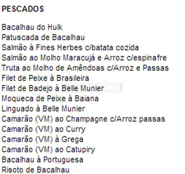 Plataforma cardápio