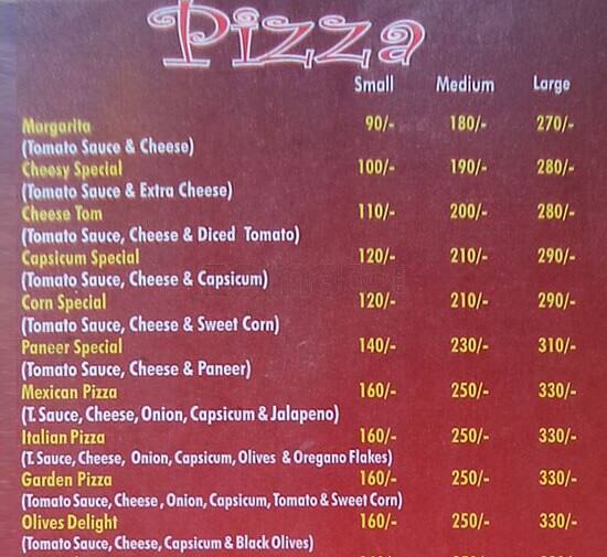 Pizza Xpress Menu, Menu for Pizza Xpress, Padmarao Nagar, Secunderabad