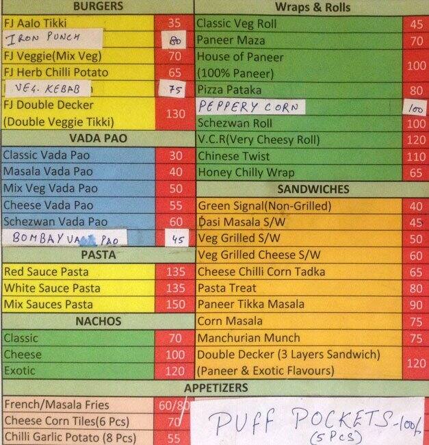 Food Junky's Menu, Menu for Food Junky's, C Scheme, Jaipur Zomato