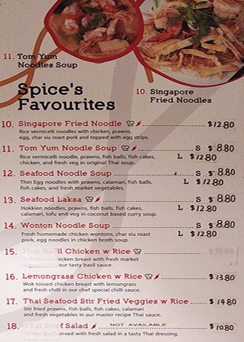Carta de Spices