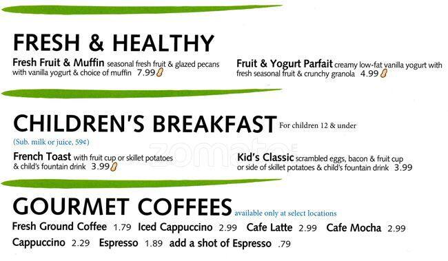 Cafe Express меню