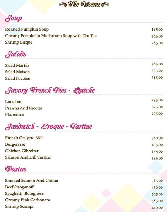 Hello Kitty Cafe Las Vegas Menu