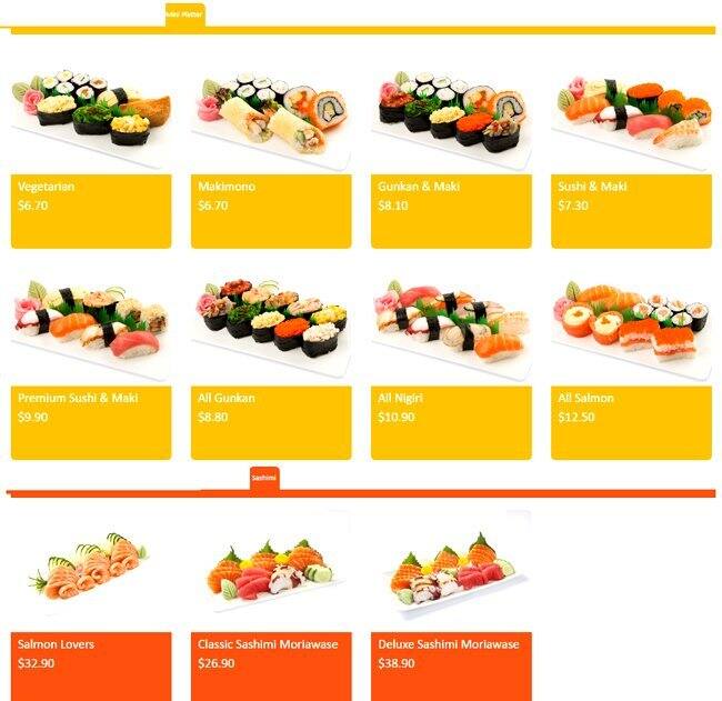 Umi Sushi メニュー