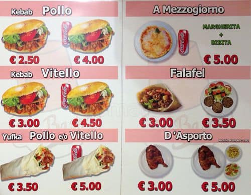 Menu di El.Basha 
