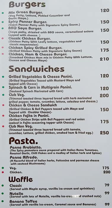 Ginger Brown Cafe & Bakehouse menu