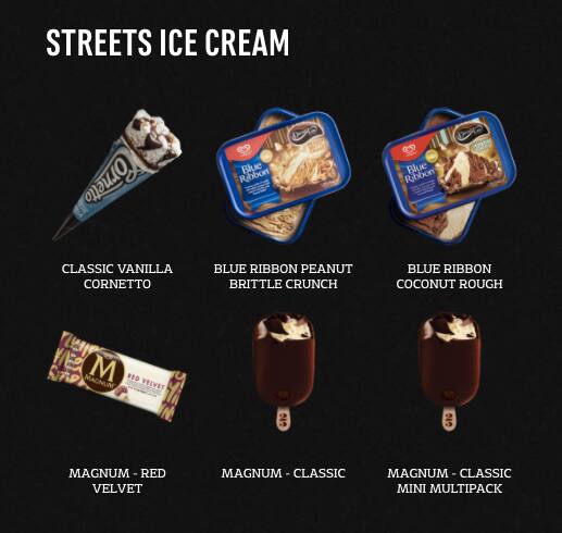 Red Rooster menu