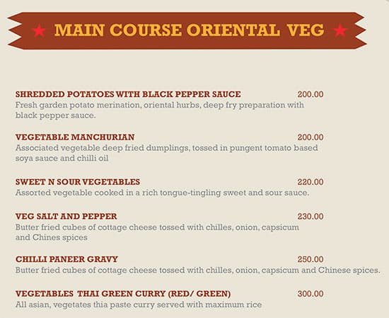 Kakis Restaurant menu