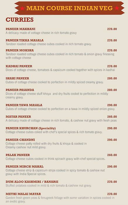 Kakis Restaurant menu