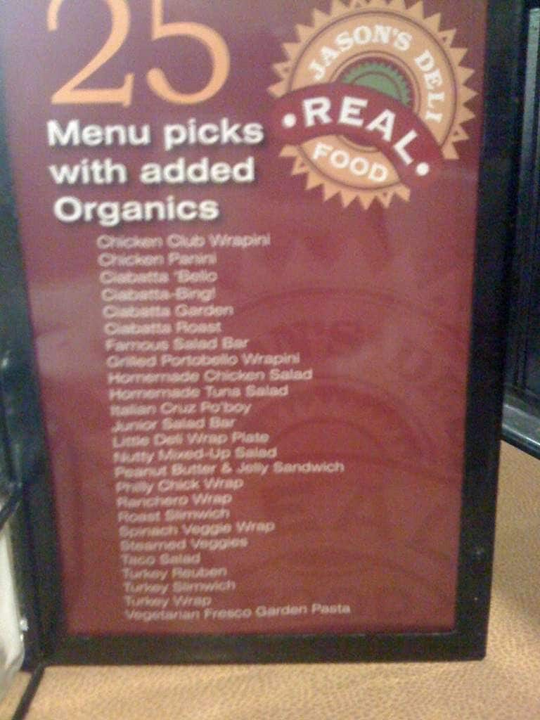 Jasons Deli Menu, Menu for Jasons Deli, Colonial, Orlando photograph regarding Jason's Deli Printable Menu titled Jasons Deli Menu, Menu for Jasons Deli, Colonial, Orlando