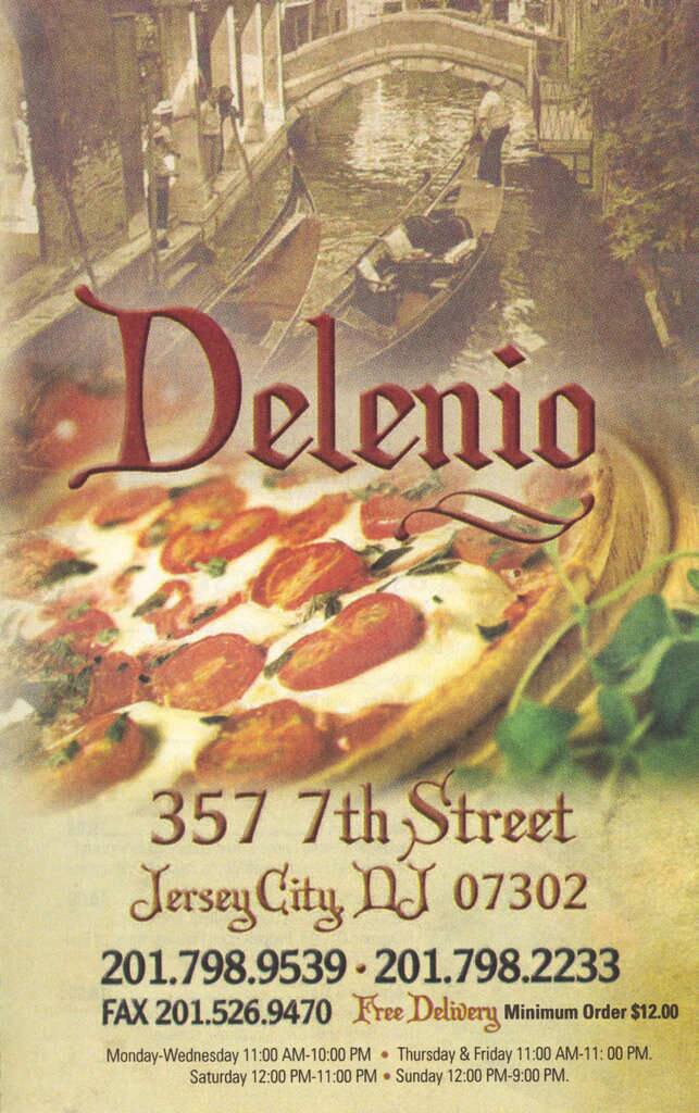 Delenio Menu, Menu for Delenio, Jersey City, Jersey City Urbanspoon