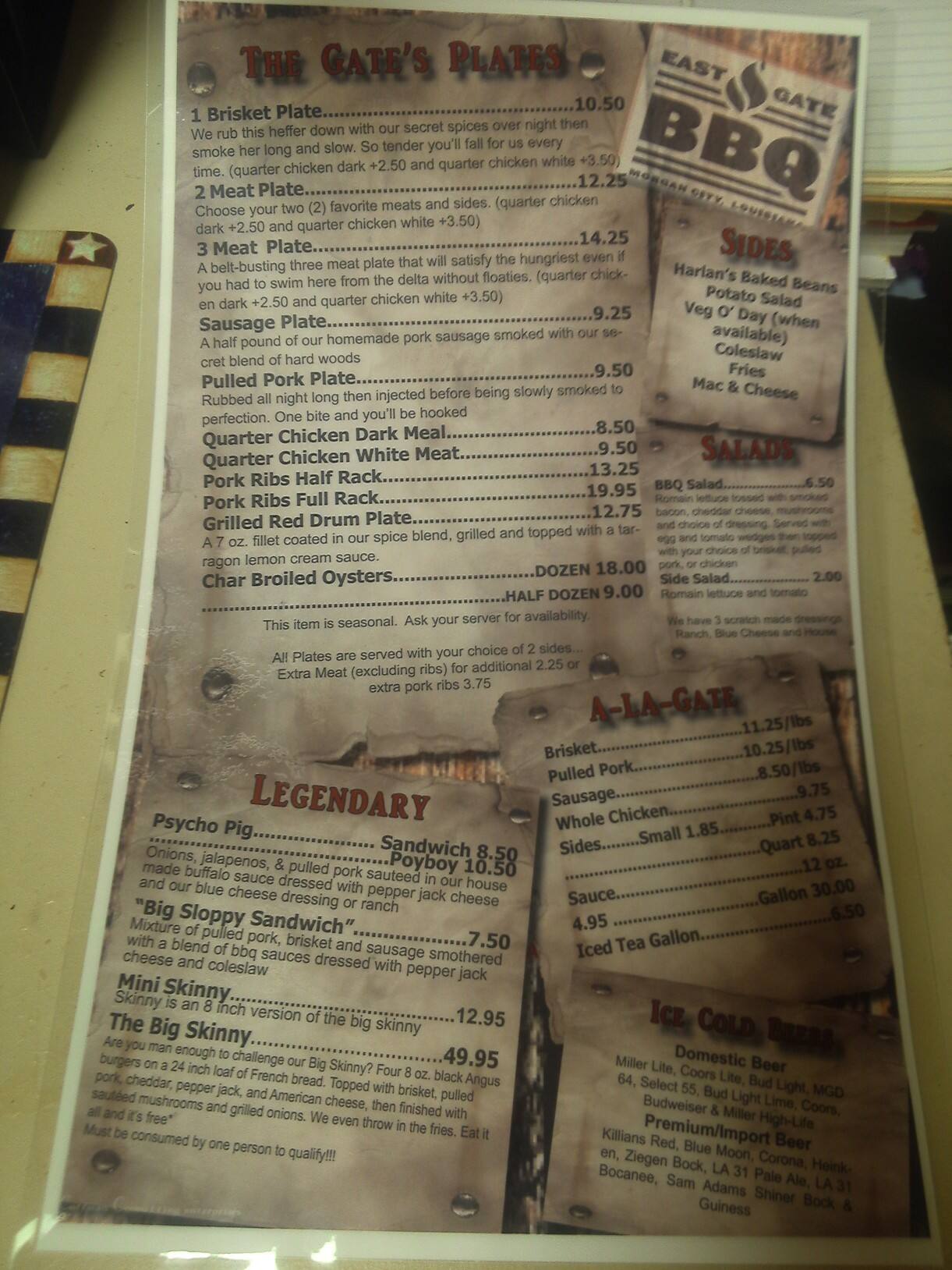 East Gate Bbq Morgan City Houma Zomato