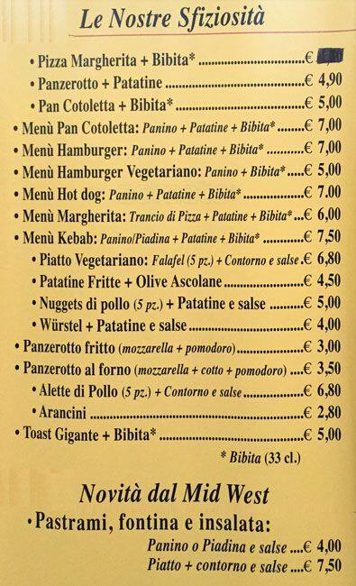 Menu de MyTentation