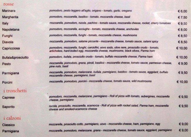 Menu di Zi Gaetana 