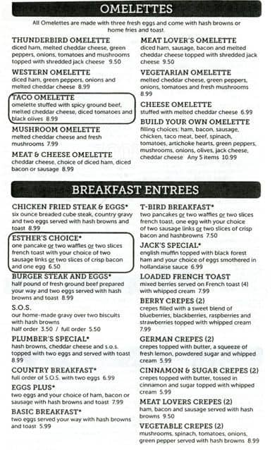 thunderbird cafe tacoma